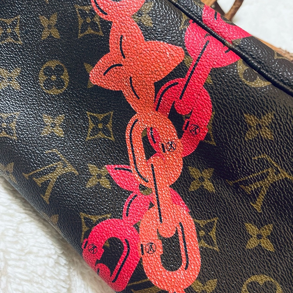 🌹Louis Vuitton  Bay Brown
Pink Rose Ballerine Chain Tote Bag Purse✨(LE Rare) - Picture 8 of 17